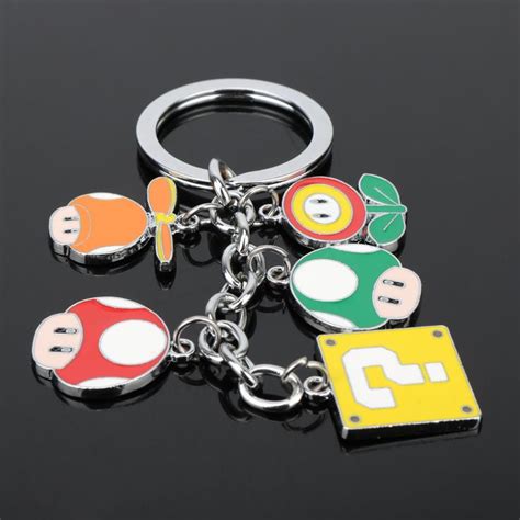 super mario metal house key|Super Mario Key Chain .